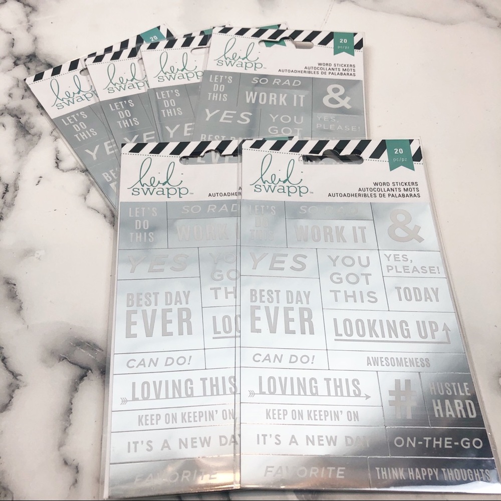 6 packs/$8 Heidi Swapp Planner Sticker Bundle